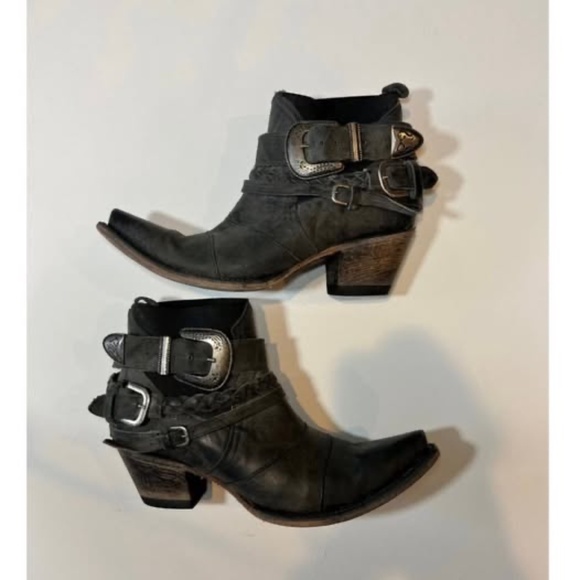 Junk Gypsy Western Ankle Booties by Lane Hwy 237 - Picture 1 of 4